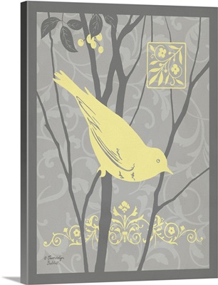 Grey and Yellow Bird II