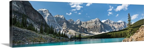 Moraine Lake Panorama | Great Big Canvas