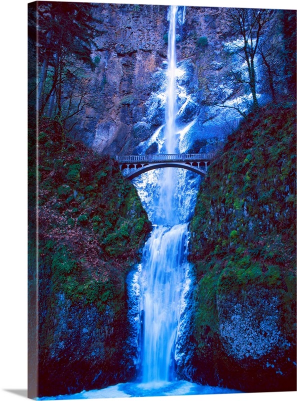 Multnomah Falls Winter | Great Big Canvas
