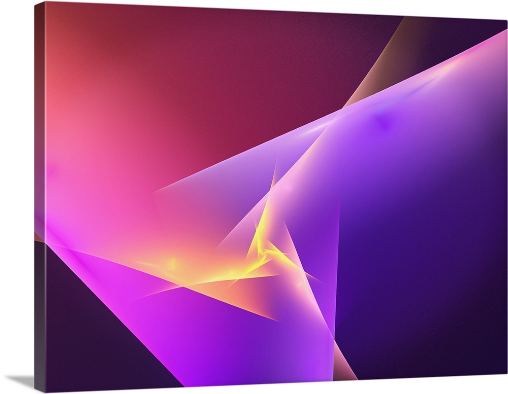 Digital abstract artwork in purple and pink shades.