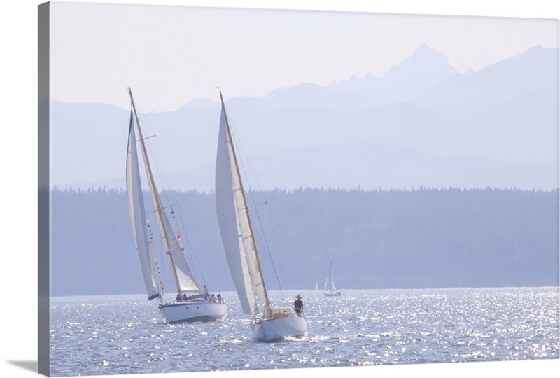 Port Townsend Boats I Great Big Canvas