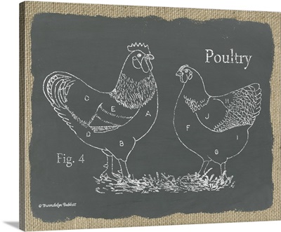 Poultry on Burlap