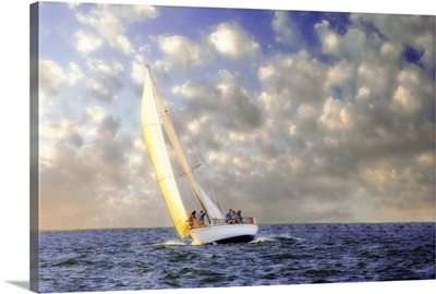Sailing at Sunrise I
