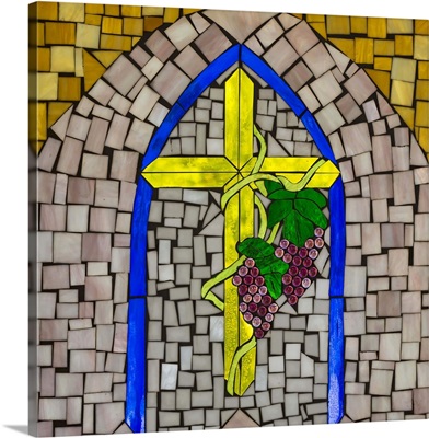 Stained Glass Cross I