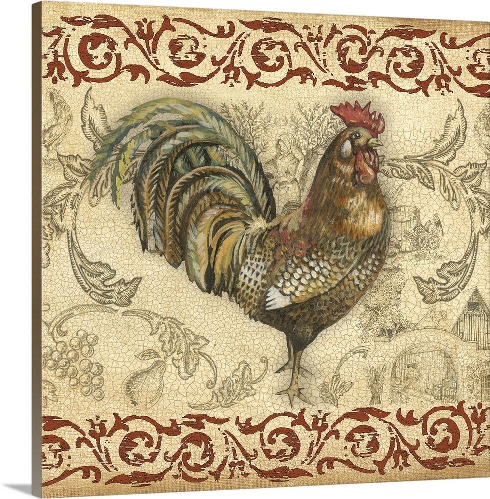 Toile Rooster III