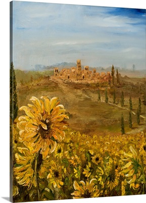 Tuscan Sunflowers I
