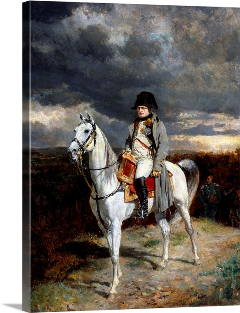 Jean-Louis-Ernest Meissionier (French, 1815-1891), 1814 (Napoleon on Horseback), 1862, oil on panel, Walters Art Museum, B...