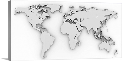 3D World map