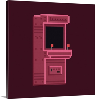 8-Bit Arcade Cabinet Machine