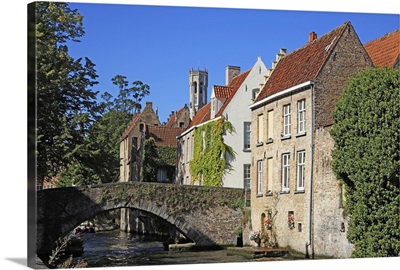 A bridge in Bruges, Belgium