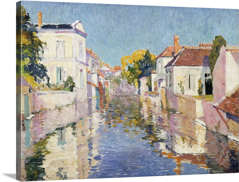 A Canal In Burano, Venice