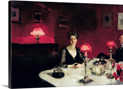 A Dinner Table At Night