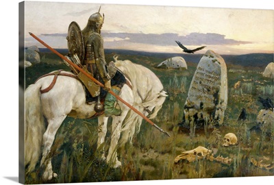 A Knight At The Crossroads (A Vityaz At A Fork In The Road) By Viktor Vasnetsov