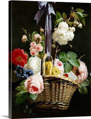 A Romantic Basket Of Flowers By Antoine Berjon