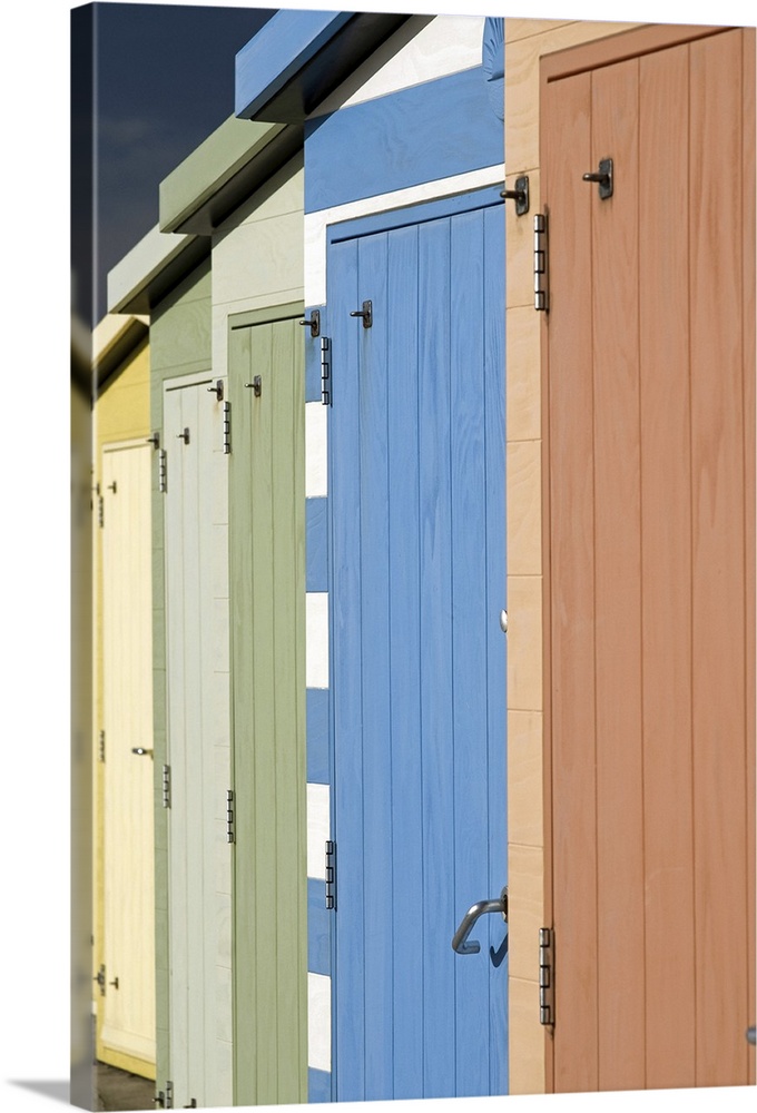 A Row of Beach Huts