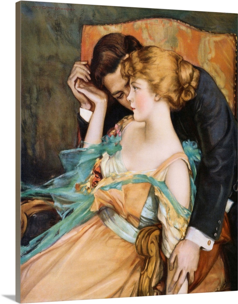 1916 --- A Skin You Love to Touch by Mary Greene Blumenschein --- Image by .. Swim Ink 2, LLC/CORBIS