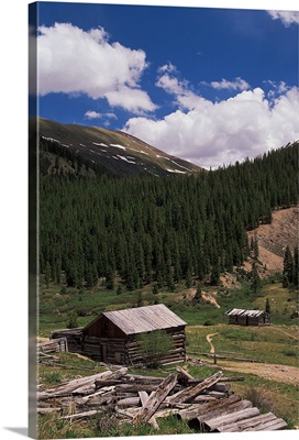 Abandoned mining town of Independence in Colorado