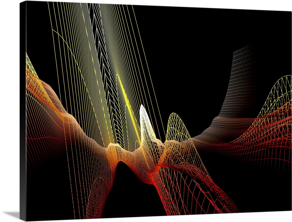 Abstract line pattern.