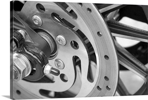 Abstract Motorcycle Wheel | Great Big Canvas