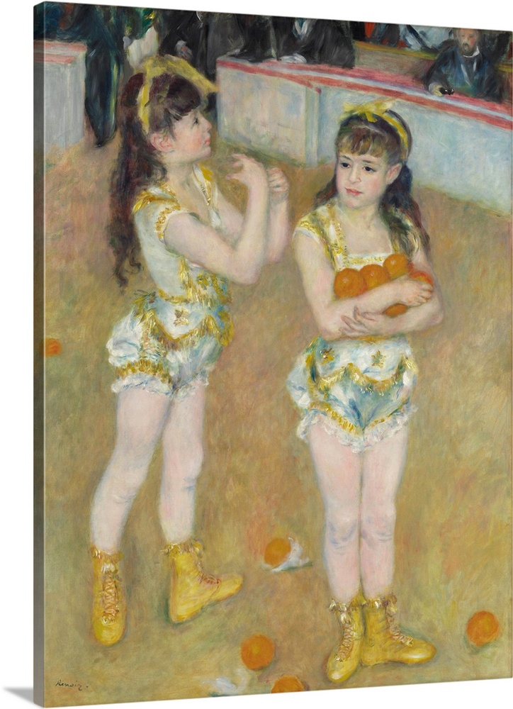 Pierre-Auguste Renoir (French, 1841-1919), Acrobats at the Cirque Fernando (Francisca and Angelina Wartenberg), 1879, orig...