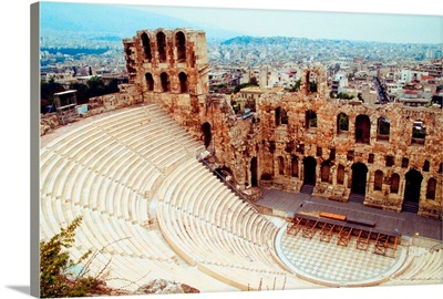 Acropolis Amphitheater in Athens, Greece