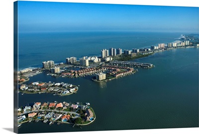 Aerial view of Gulf of Mexico, Clearwater, Florida