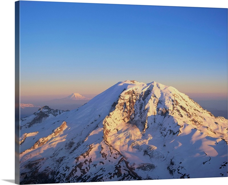 Aerial View Of Mount Rainier Wall Art, Canvas Prints, Framed Prints ...