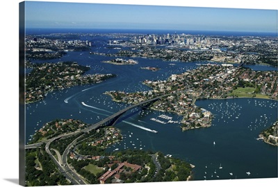 Aerial view of Sydney, New South Wales, Australia