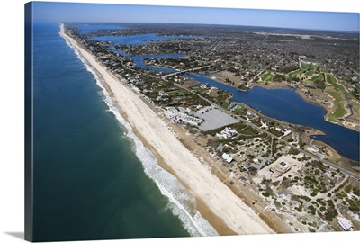 Aerial view of The Hamptons, Long Island, New York
