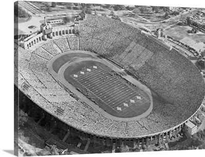 Aerial View of the Los Angeles Coliseum