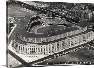 Aerial View Of Yankee Stadium
