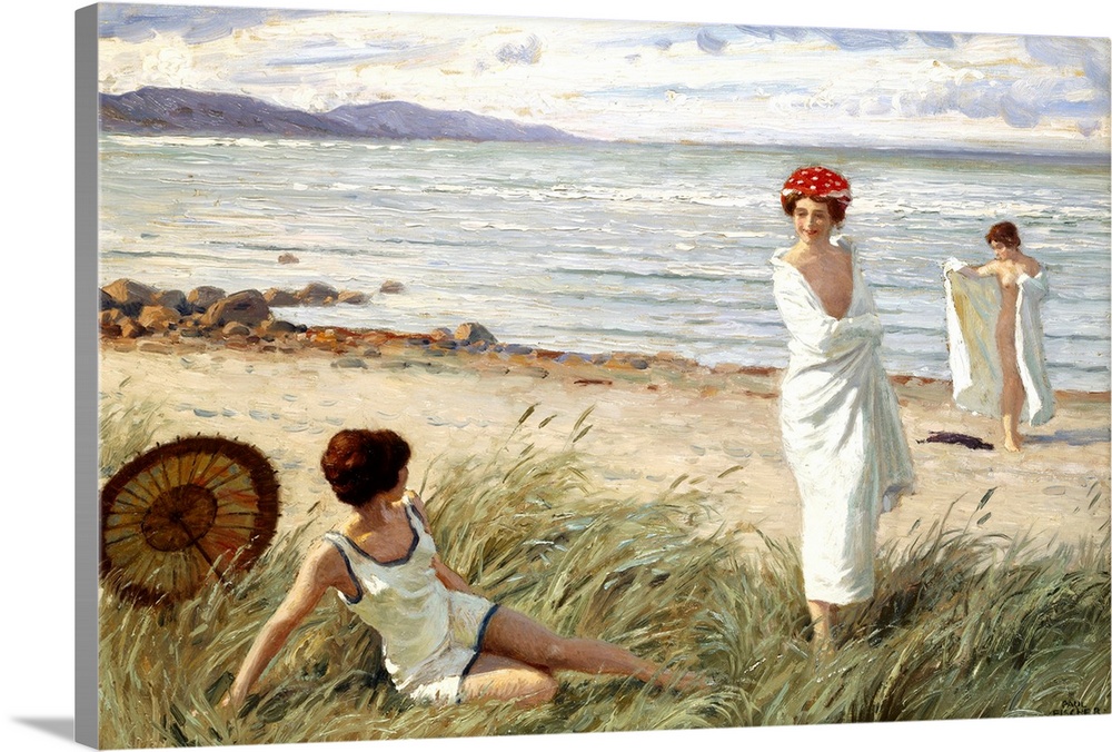 After The Swim At Hornbaek Beach, Denmark