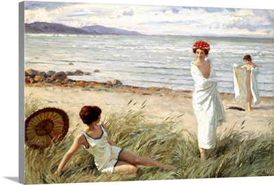 After The Swim At Hornbaek Beach, Denmark image thumbnail