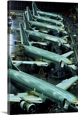 Aircraft production, Boeing 737 passenger aircraft