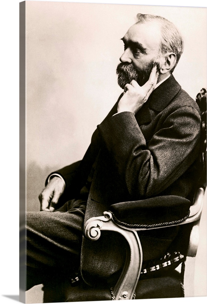 Alfred Bernhard Nobel (1833-1896). Swedish chemist and industrialist, inventor of dynamite and the founder of the Nobel Pr...