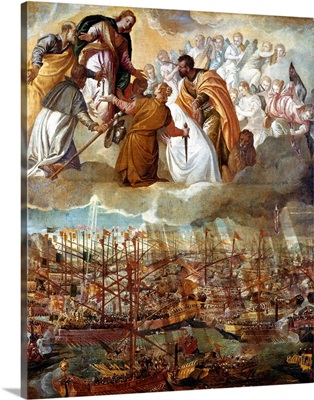 Allegory of the Battle of Lepanto, 7th October 1571 by Paolo Veronese