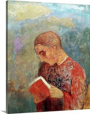 Alsace, or Monk Reading by Odilon Redon