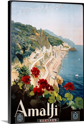 Amalfi Poster By Mario Borgoni