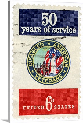 American Disabled Veterans commemorative postage stamp