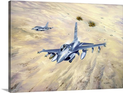 American Fighter Jets During Desert Storm