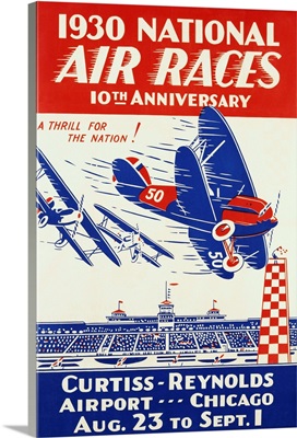 American Poster For 1930 National Air Races