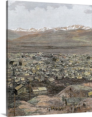 American West, Nineteenth century, Mining town of Leadville