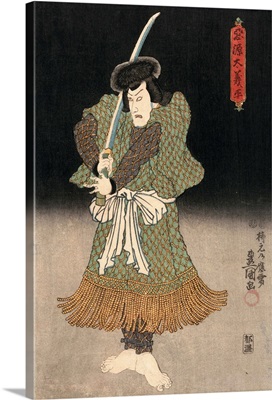 An Actor In The Role Of Akugenta Yoshihra By Utagawa Kunisada