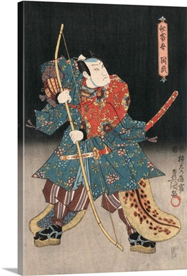 An Actor In The Role Of Saitogo Kunitake By Utagawa Kunisada