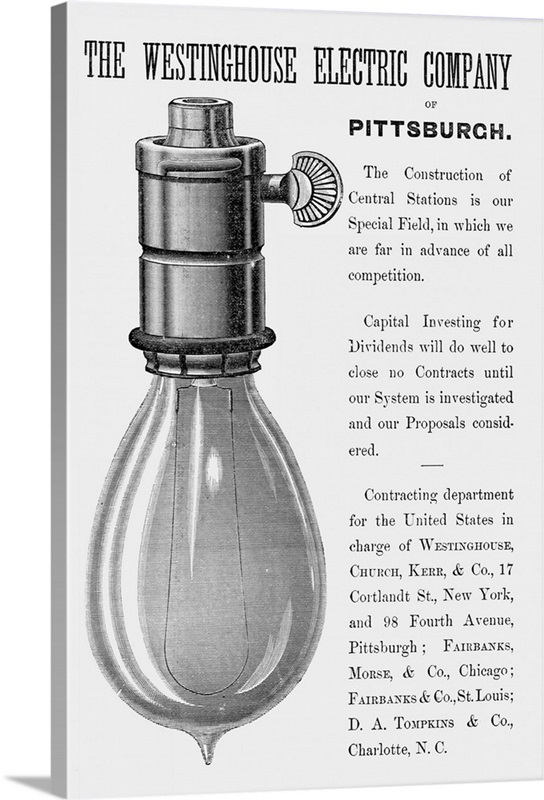 An advertisement for the Westinghouse Electric Company of Pittsburgh