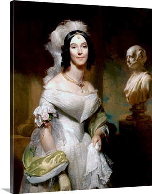 Angelica Singleton Van Buren (Mrs. Abraham Van Buren) By Henry Inman