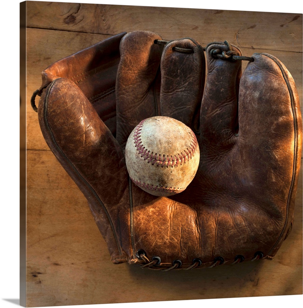 D&M Baseball Glove, circa 1950 [Antique-BallGlove-1950-Fair