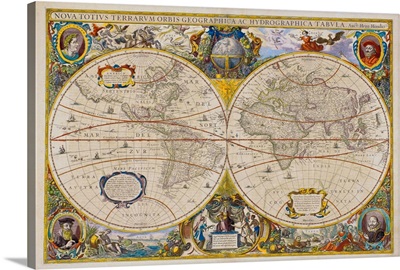 Antique map of the world
