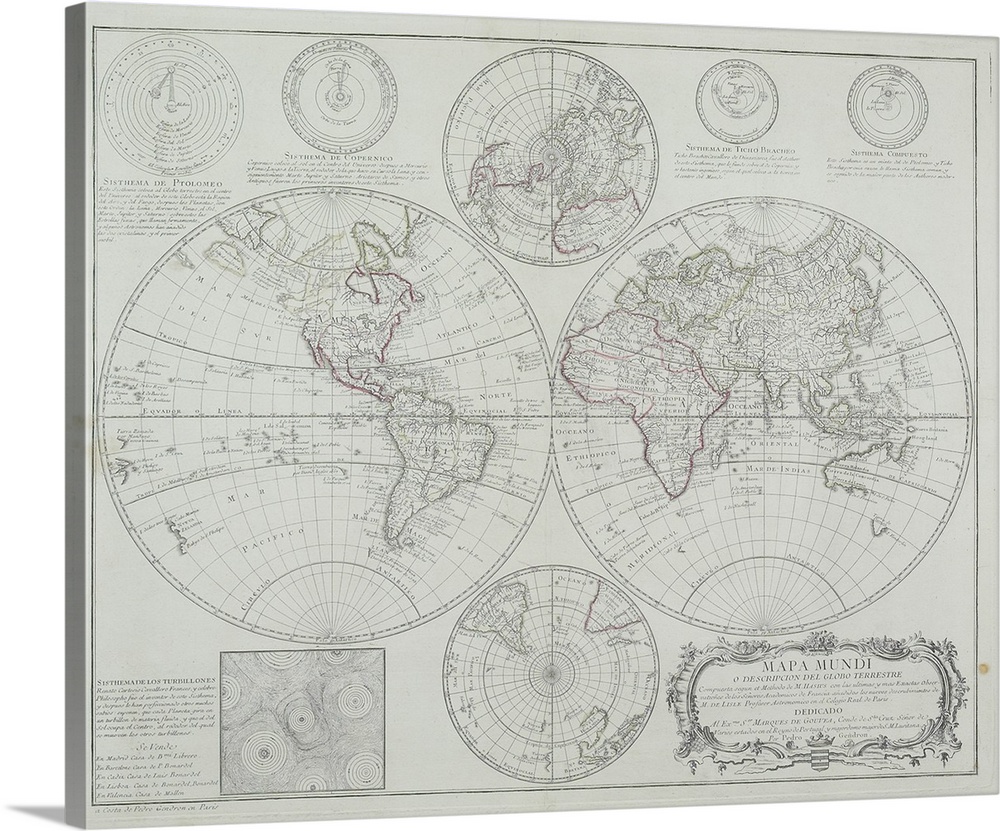 Antique map of the world