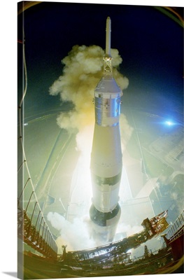 Apollo 17 Blasting Off, Cape Kennedy, Florida
